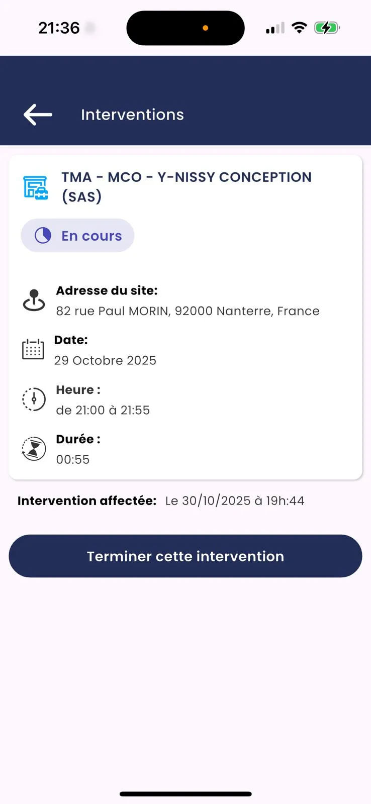 Pointage chez un particulier sur Badg’heure